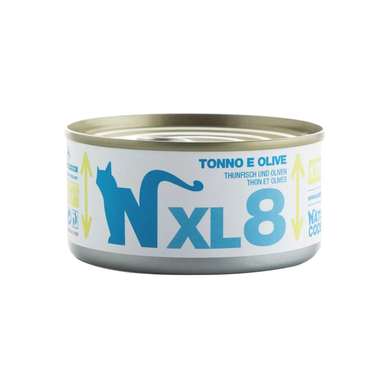 консервированный корм с натуральным кодом, ZooZoom 5 Natural Code XL 8 Тунец с оливками, 170 г — изображение 1