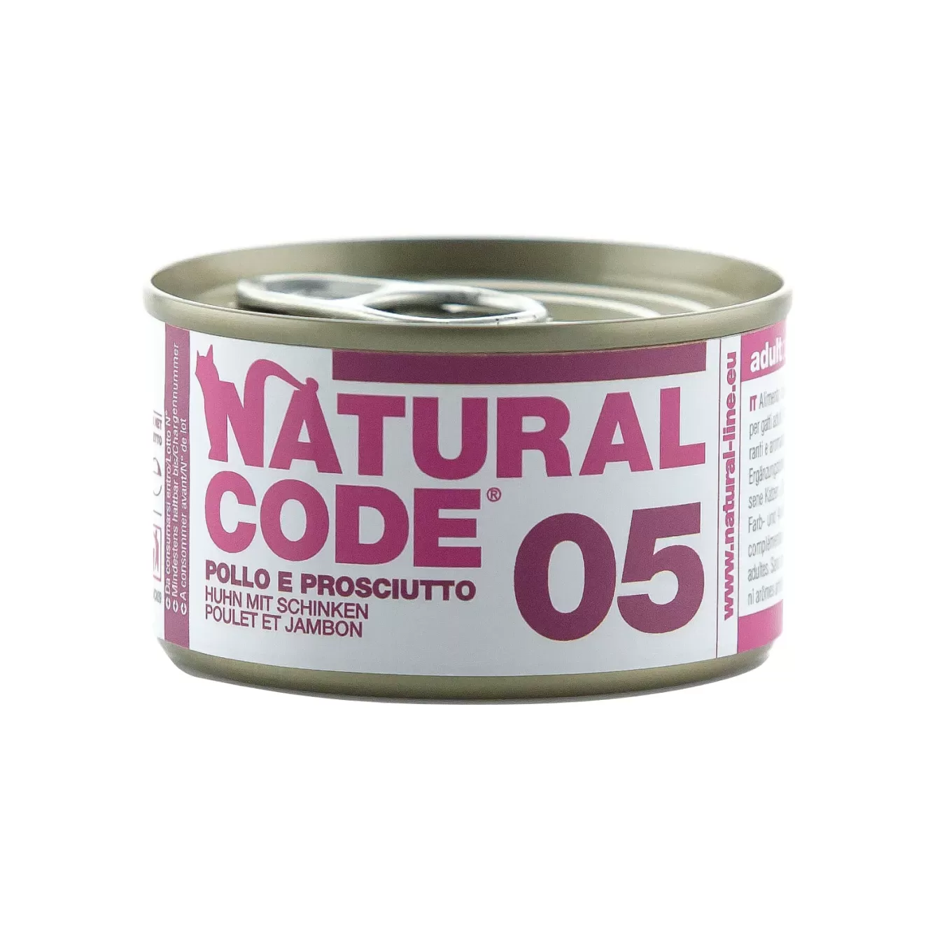 natural-code-kaķu konservi ZooZoom Natural Code 05 Vista un šķinķis, 85g - Image 1