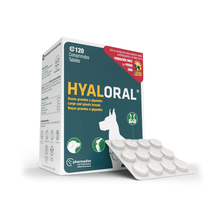 pharmadiet-hyaloral-giant-uztura-bagtintji-suiem-loctavu-funkciju-uzlaboanai-120-tabletes-d4a89120 Pharmadiet Hyaloral Giant uztura bagātinātāji suņiem locītavu funkciju uzlabošanai, 120 tabletes - Image 1